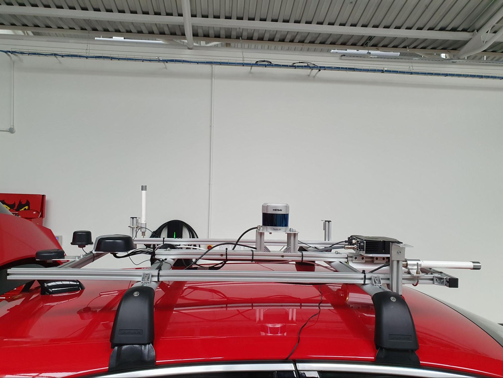 Simplified vehicle data logging installs Jaguar I-PACE 2 FMCI_IPACE_sensors