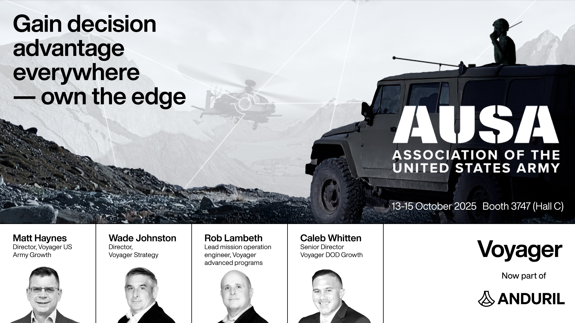 Voyager at AUSA 2025 3 AUSA 2025 post1 v1 02 1